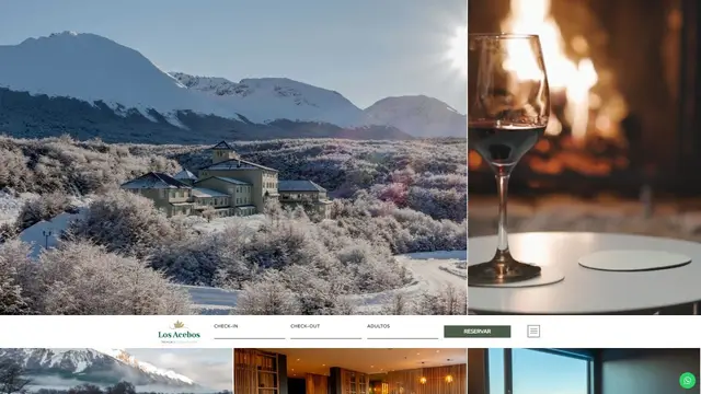 Proyecto Diseño web para hotel 5 estrellas en Ushuaia – Los Acebos — Hotel