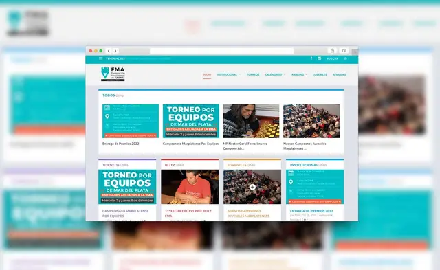 Proyecto Federación Marplatense de Ajedrez — Institucional