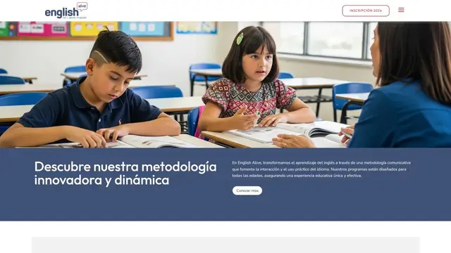 Proyecto Moderno instituto de inglés con certificación Pearson en Mar de Ajó – English Alive — Institucional