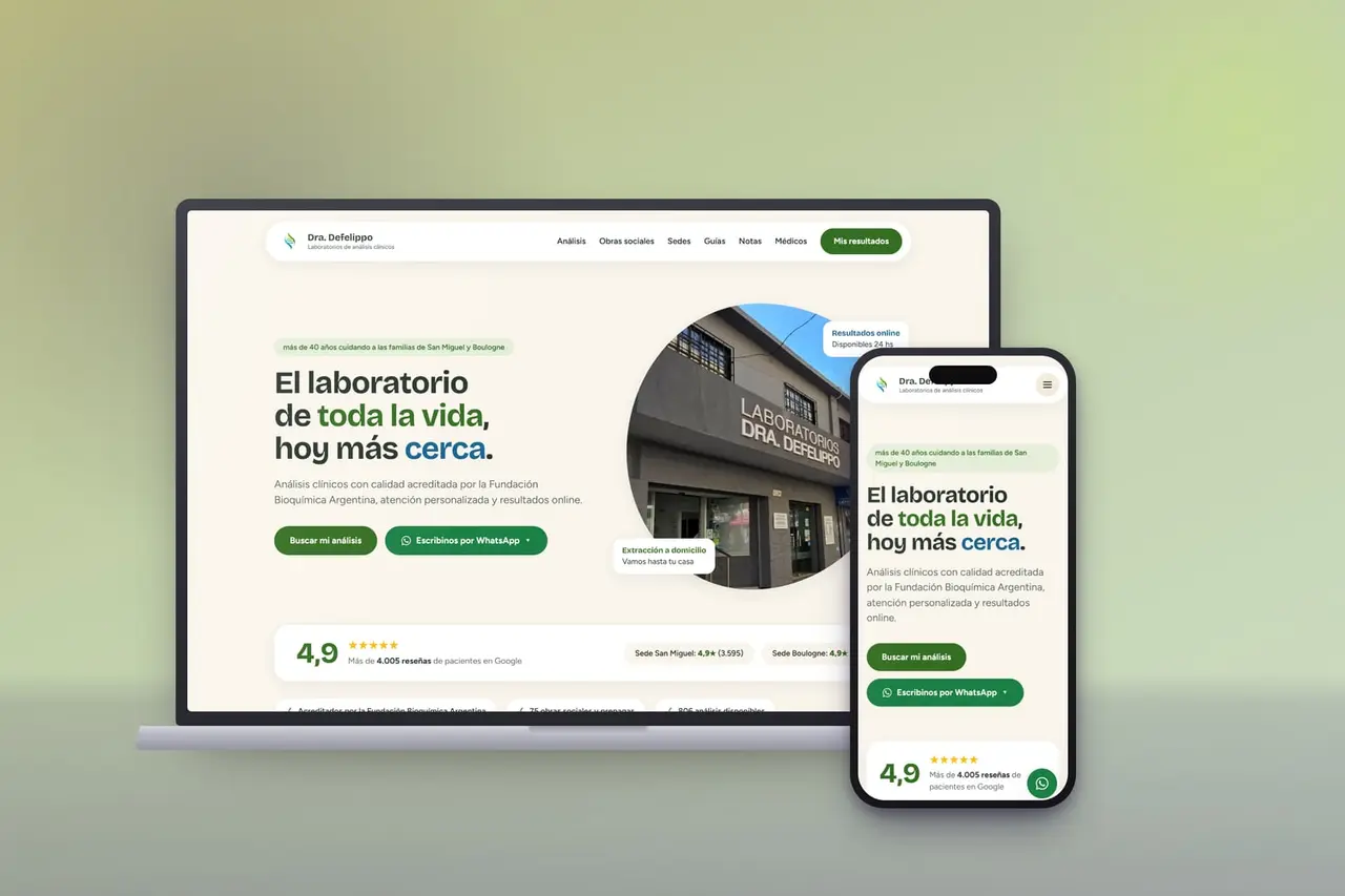 Proyecto Laboratorios Dra. Defelippo