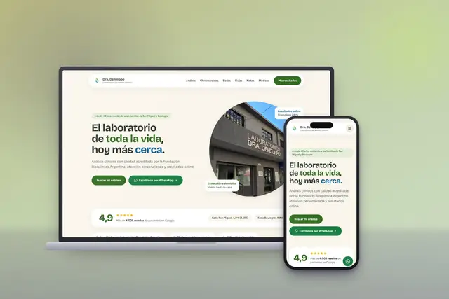 Proyecto Laboratorios Dra. Defelippo — Salud