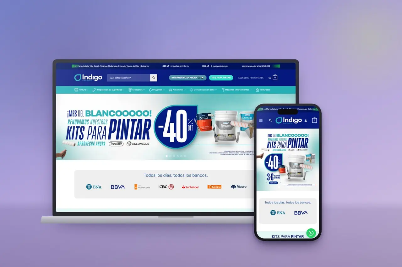 Proyecto Pinturerías Indigo