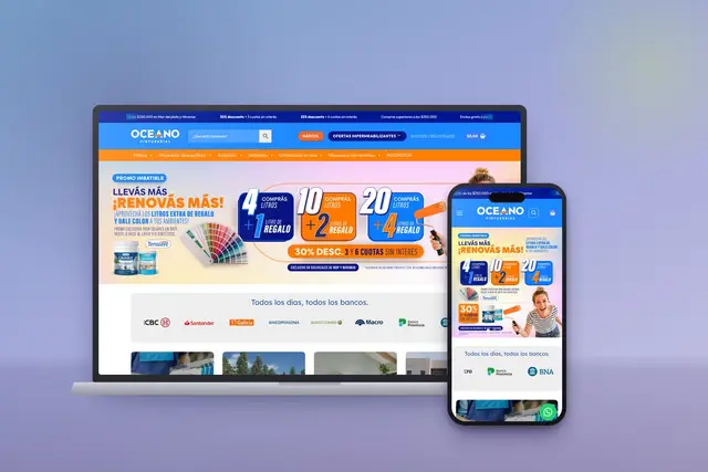 Proyecto Pinturerías Oceano — E-commerce
