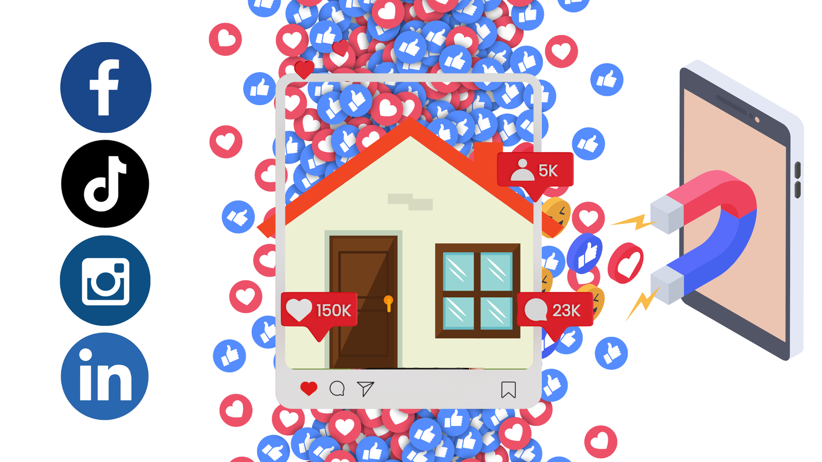 7 Beneficios Clave de Publicar Propiedades en Redes Sociales para Inmobiliarias