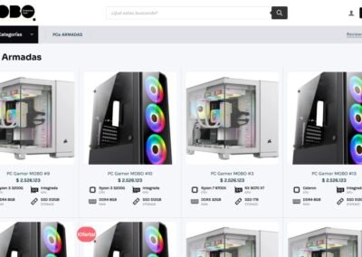Desarrollo ecommerce en Mar del Plata para MOBO Productos Tech