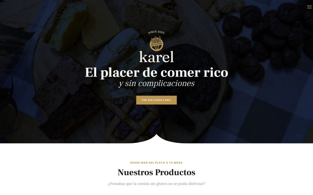 Estratégico ecommerce de alimentos en Mar del Plata para Karel Gluten Free