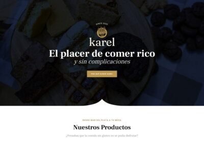 Estratégico ecommerce de alimentos en Mar del Plata para Karel Gluten Free